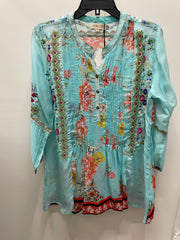 Floral Harmony Smocked Blouse by All About Her 5465