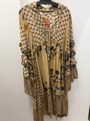 Crepe Silk Rhiannon Duster Dress #261 by Kantha Bae