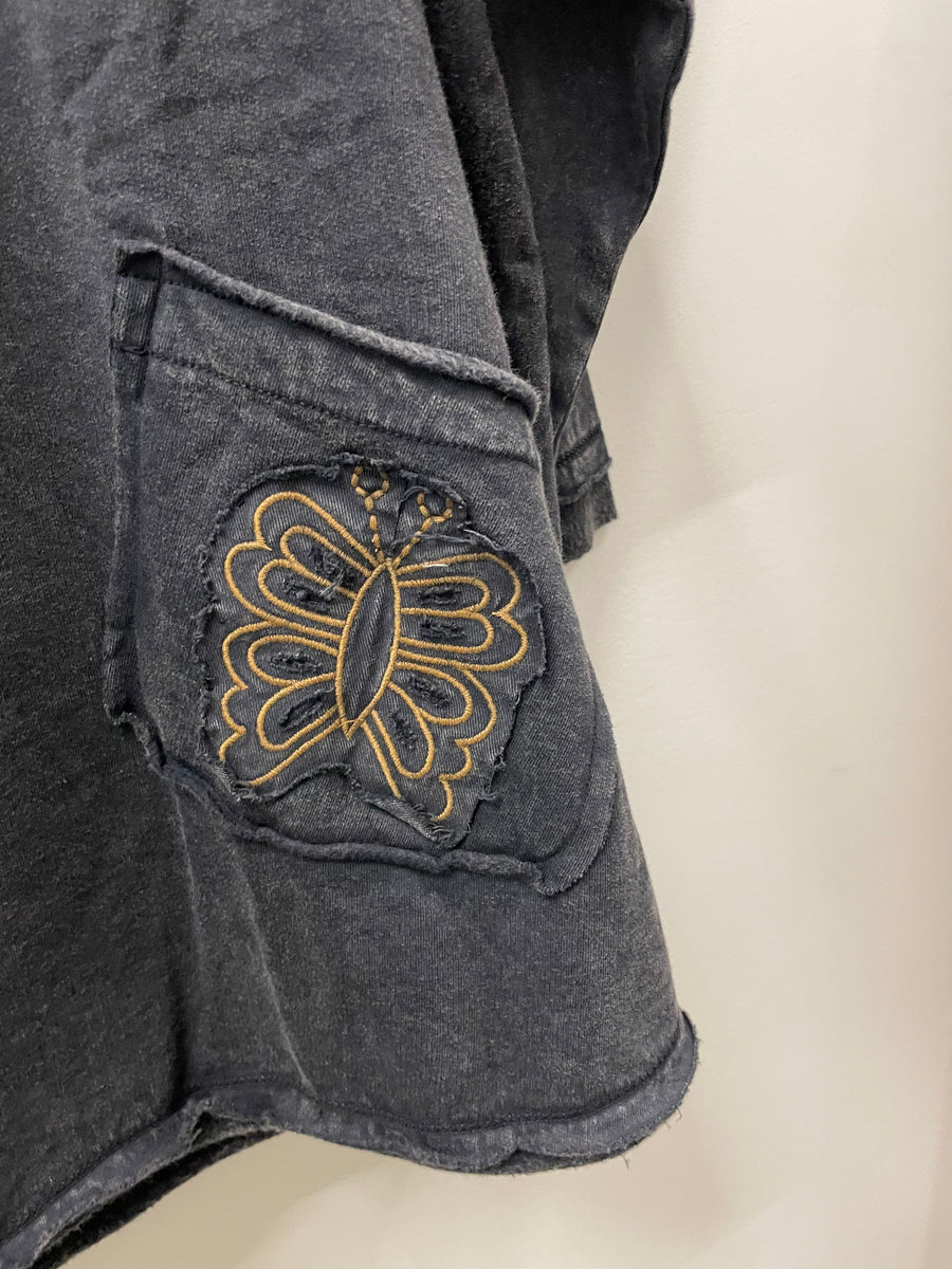 Flutter Patch Sweatshirt by Paper Lace