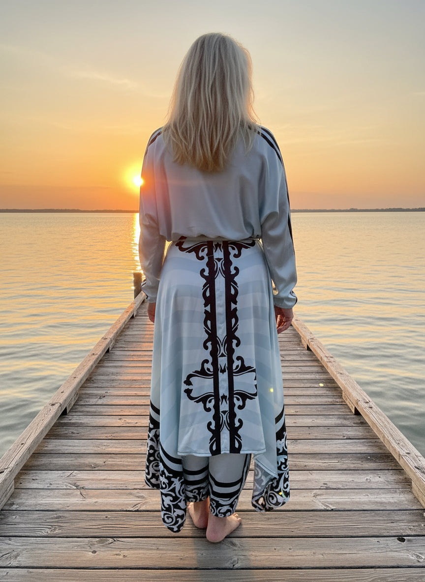 IPNG Design Satin Skirt "La Chambre" Robin Boutique