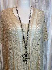 Mixed Chain Star Necklace