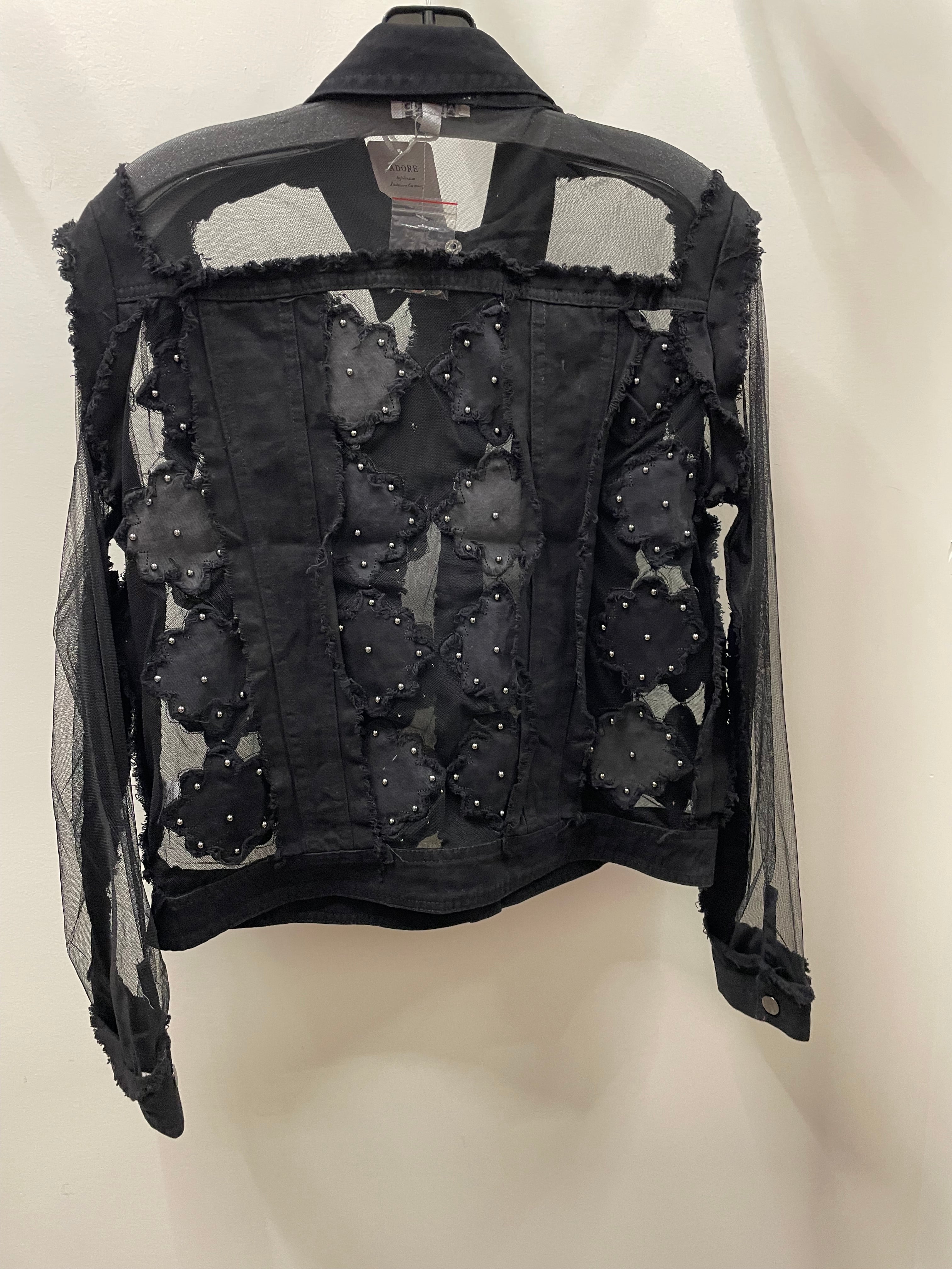 Studded Edge Illusion Jacket by Adore
