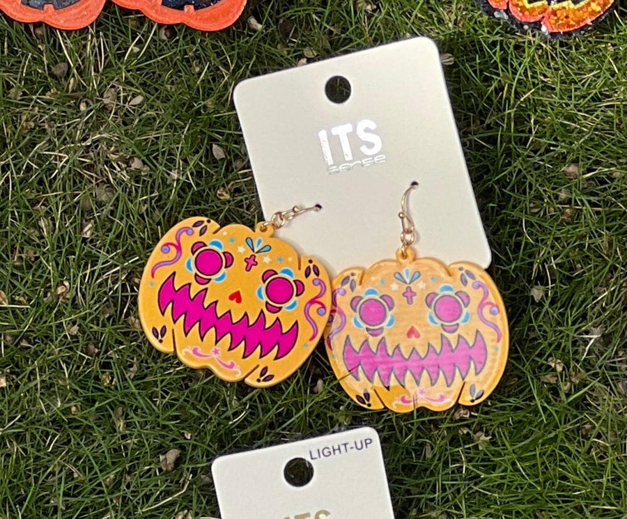 Jack O'Lantern Theme Earrings - Robin Boutique-Boutique 