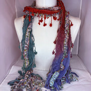 Boho Tassel Scarf Necklace