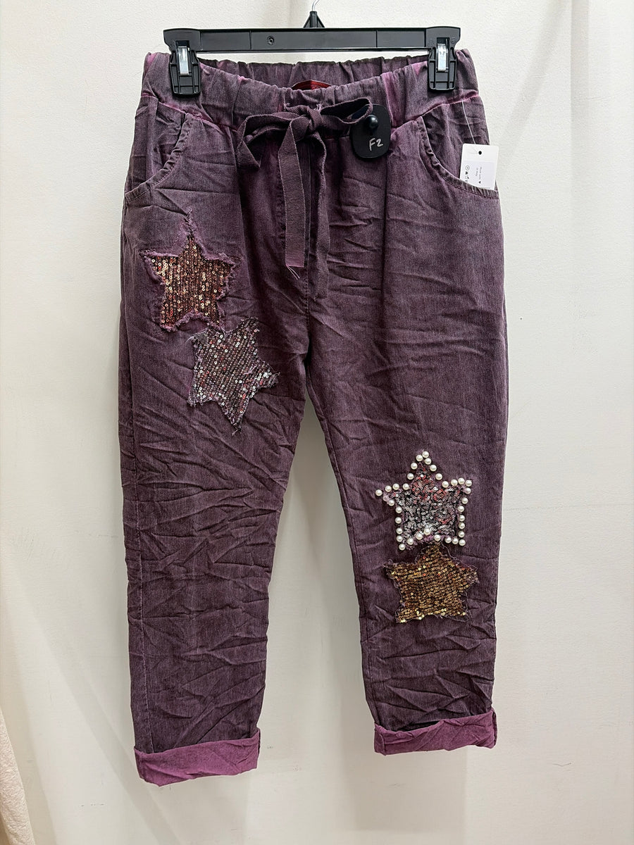 Pearl Quatro Star Pant by Amorosa