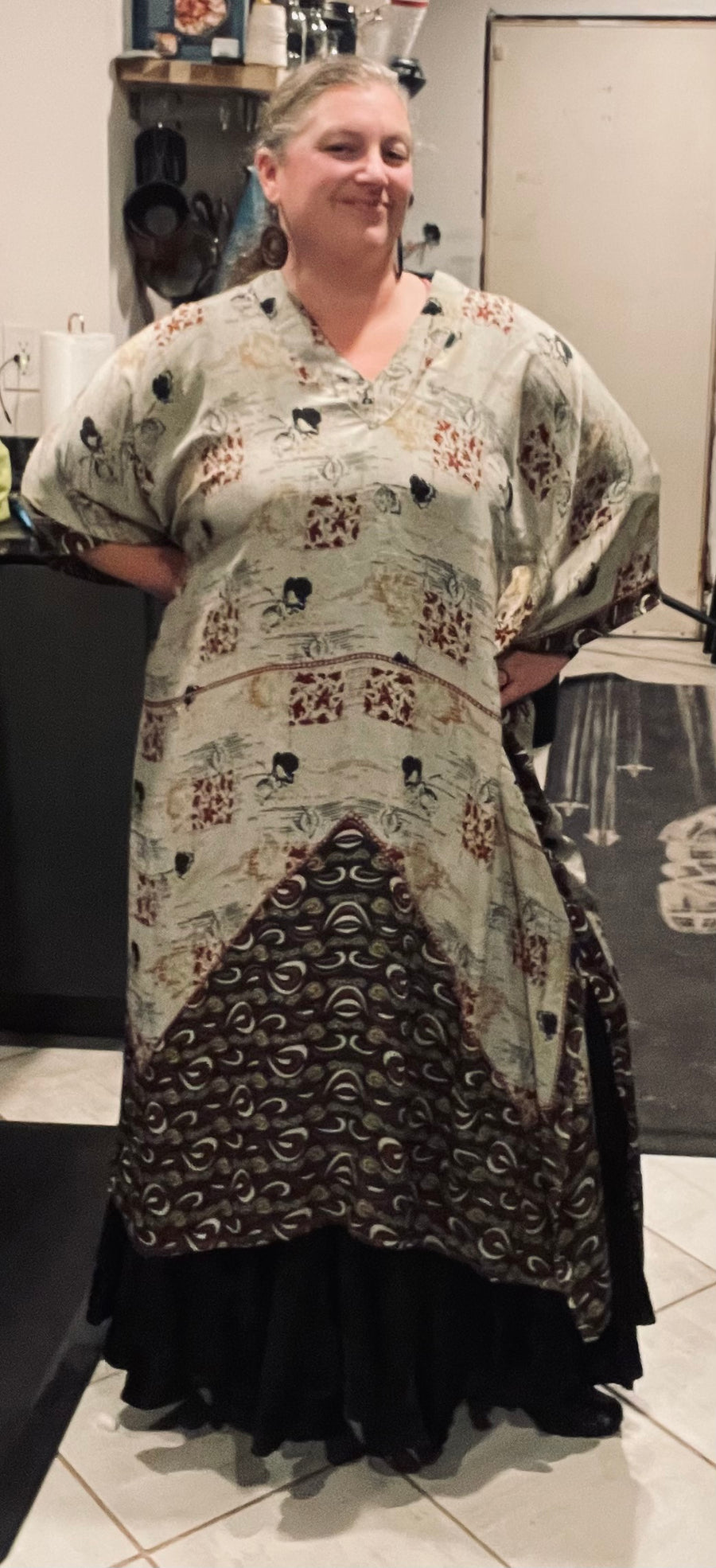 Embroidered Maxi Skirt