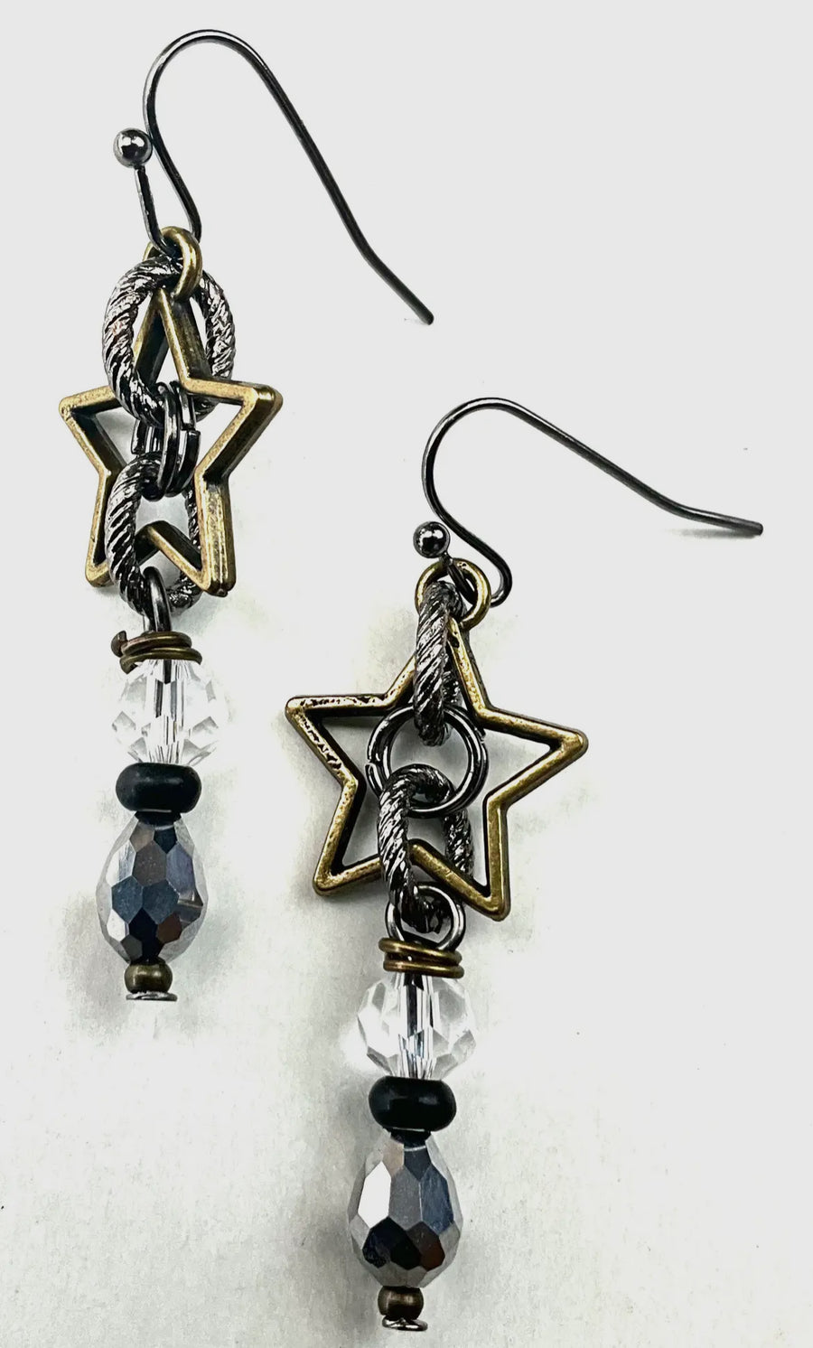 Star Collage Earrings