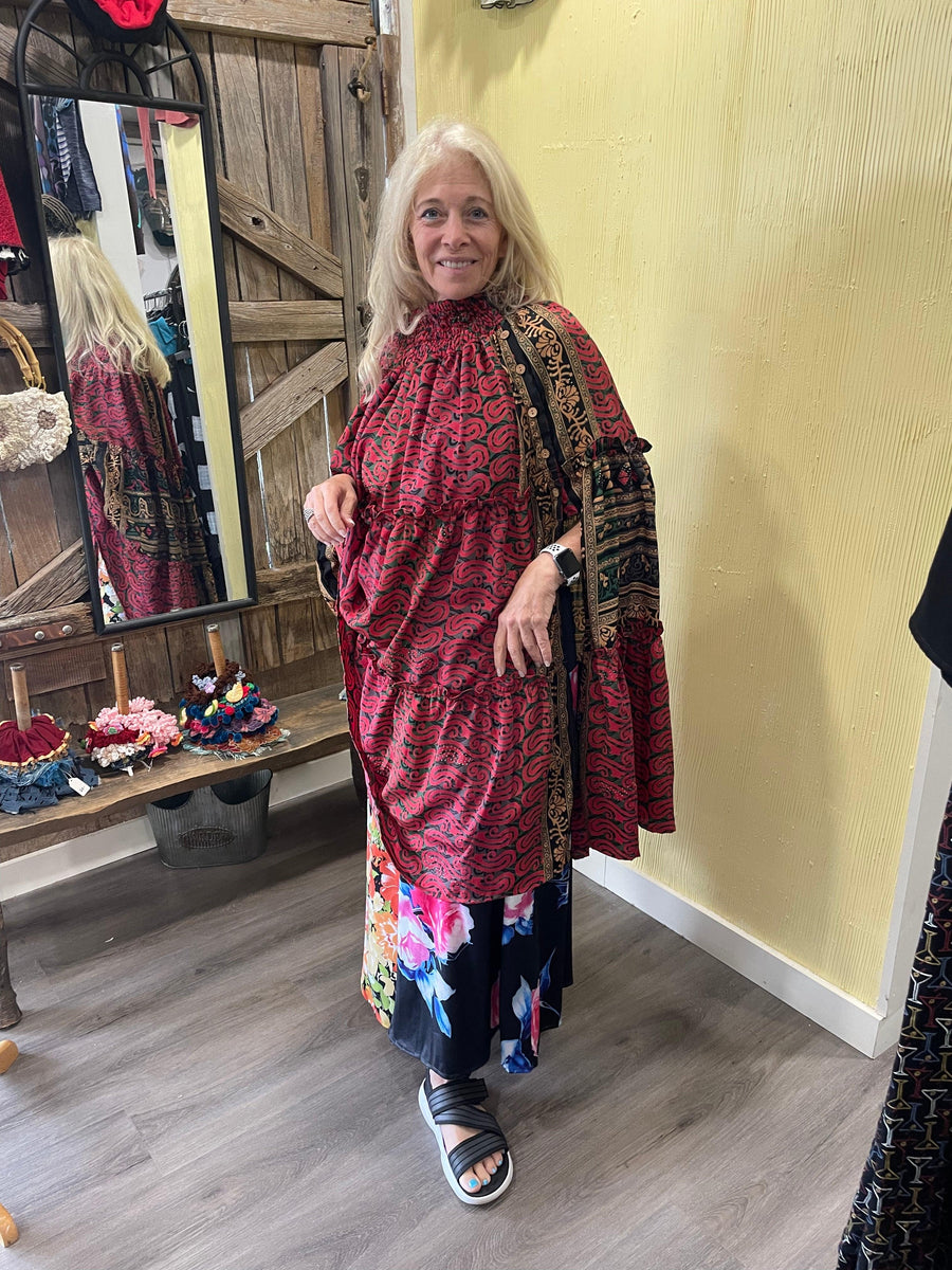 Monarch Maxi Skirt by Kantha Bae One Size - Robin Boutique-Boutique 