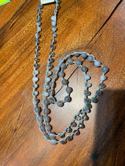 Grey Agate Beaded Necklace