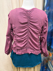 Ruched Romance Cardigan by The Paper Lace
