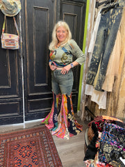 Got You Covered Kantha Jeans by Jaded Gypsy - Robin Boutique-Boutique 