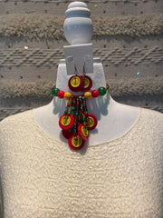 Button Earrings by The Vintage Jewel