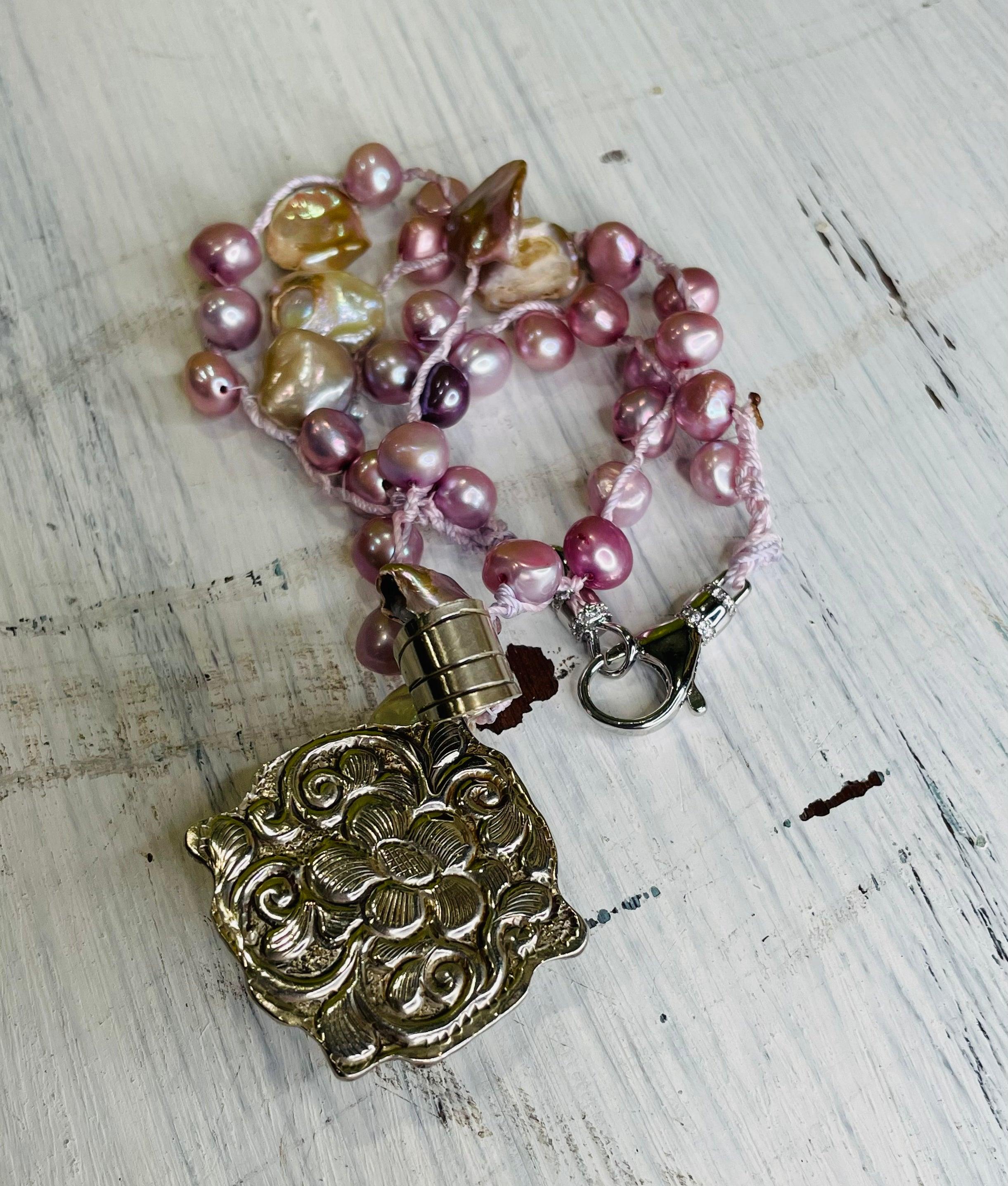 Baroque Fresh Water Pearl Necklace - Robin Boutique-Boutique 