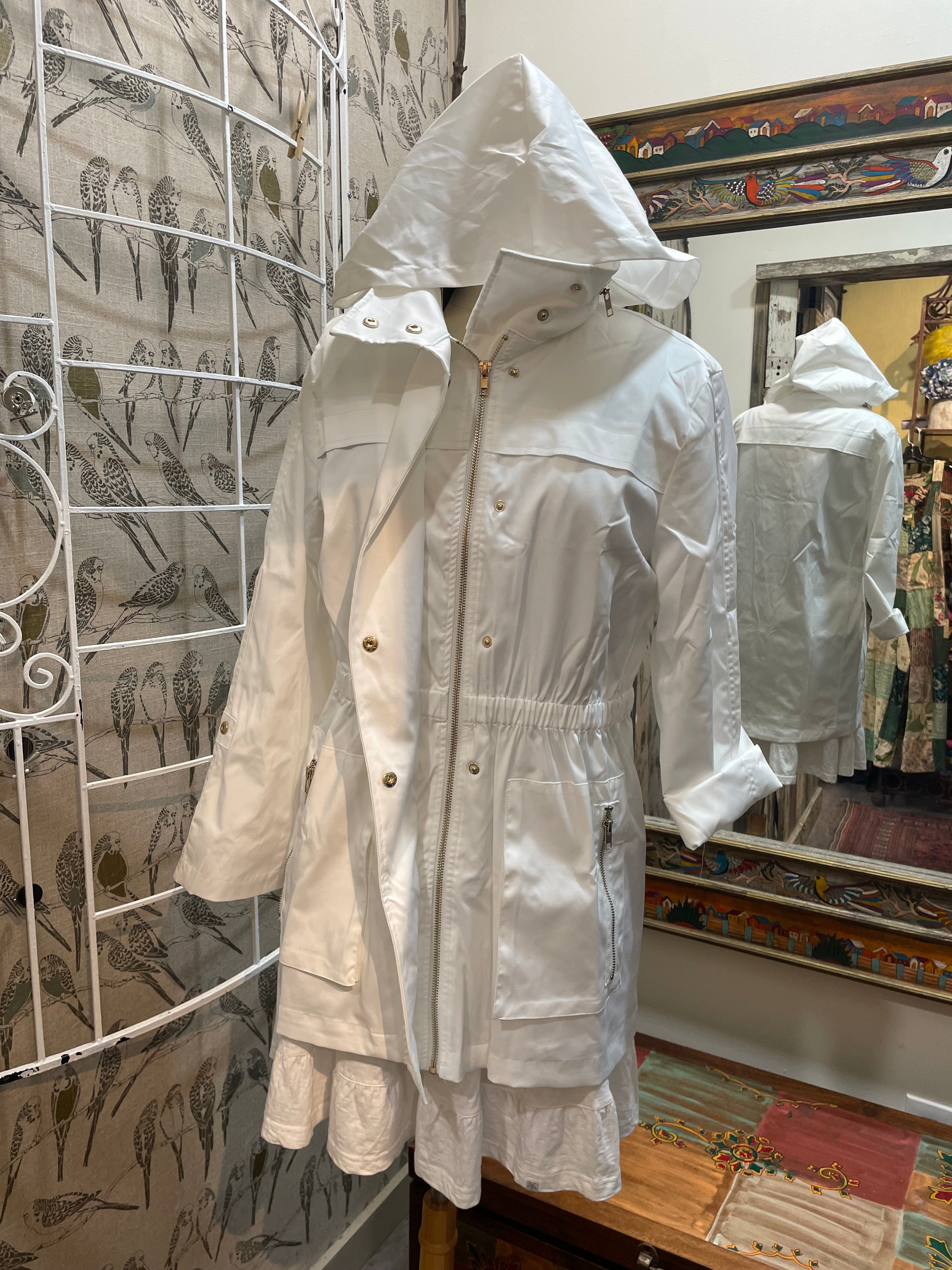 Additional view of Rain Coat from Robin Boutique.
