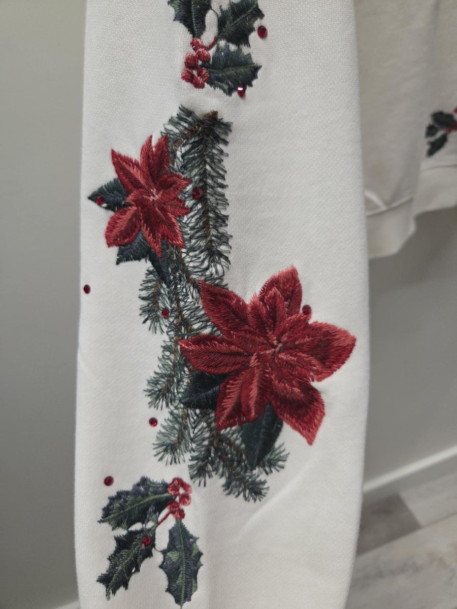 Teddy Crew Neck in Happy Holly by Driftwood