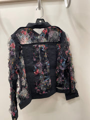 Floral Edge Illusion Jacket by Adore