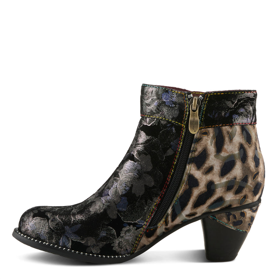 L-Artiste Dessalynn Boots In Pewter Multi
 Side View - Robin Boutique