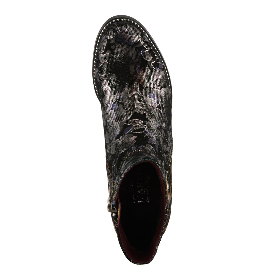 L-Artiste Dessalynn Boots In Pewter Multi Top View - Robin Boutique