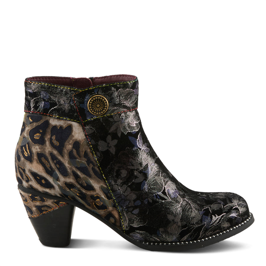 L-Artiste Dessalynn Boots In Pewter Multi Side View - Robin Boutique