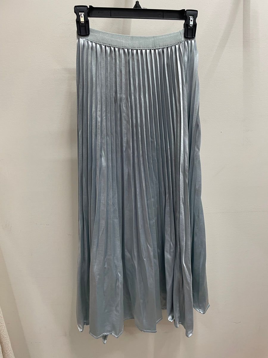 Pleating Crushed Sateen Skirt by EllyNDale