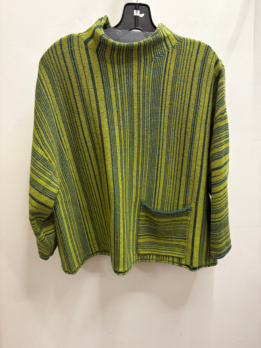 Reverse Stripe Fun!(nel) Neck by Olivia
