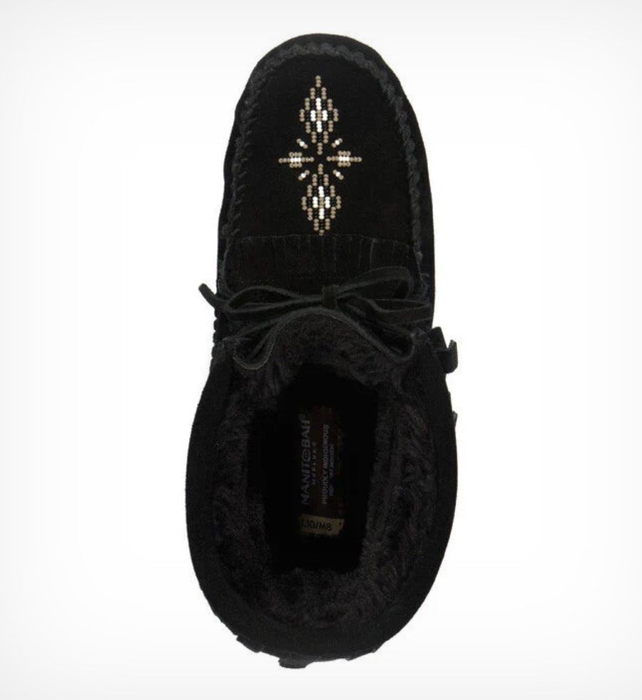 Harvester Lined Suede Moccasin by Manitobah