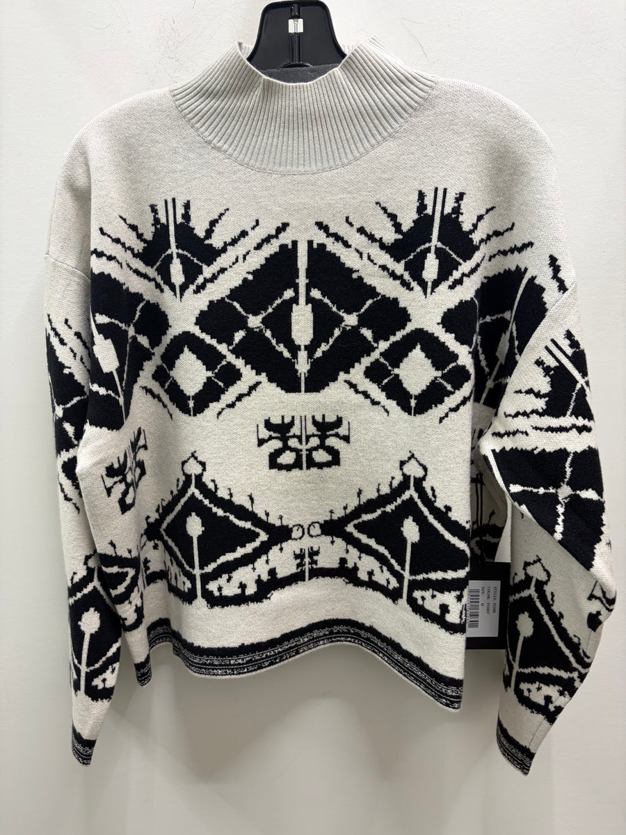Graphic Fair Isle Pullover by Olivia