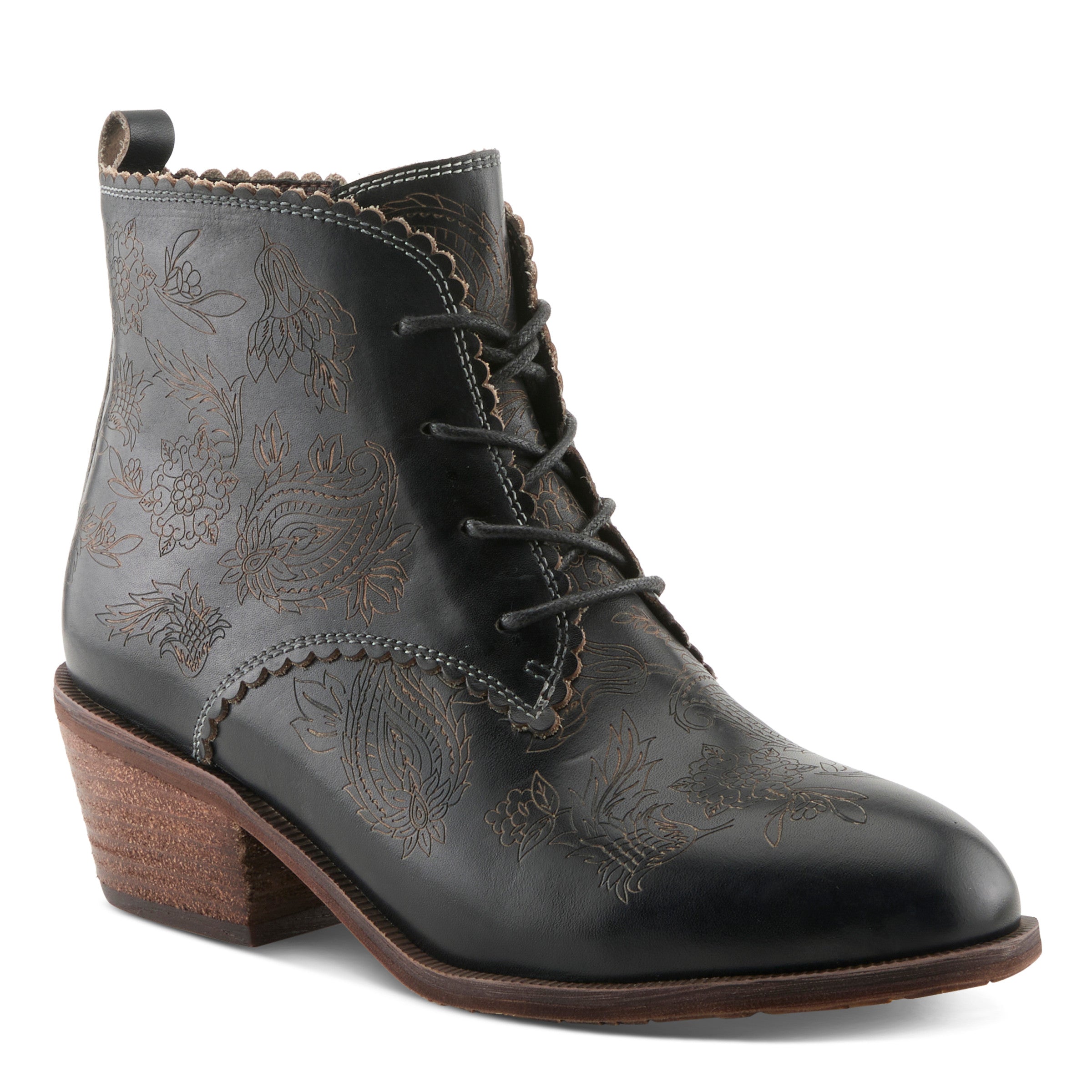 L'Artiste DuJu Laceup Ankle Boots Robin Boutique