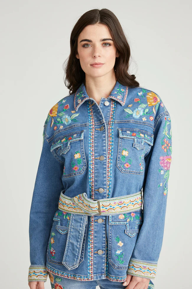 Gardenia Foulard Jacket by Driftwood