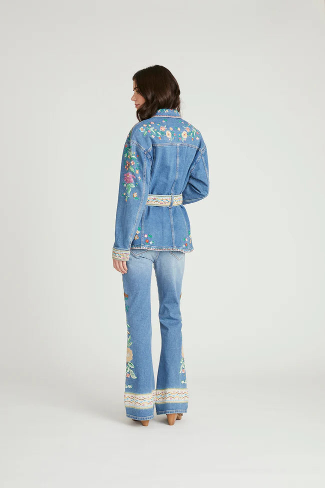 Gardenia Foulard Jacket by Driftwood