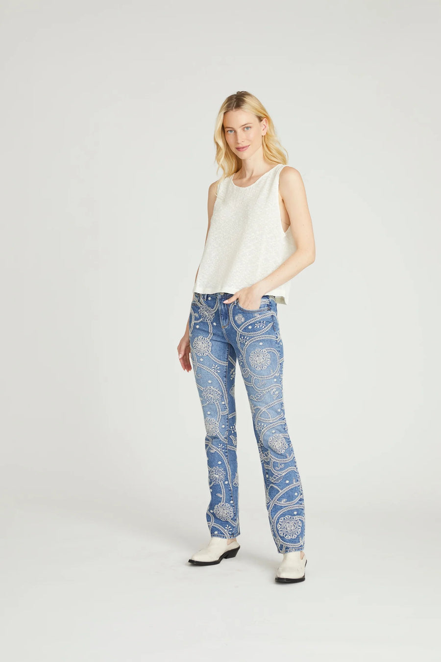 Kelly Boot Cut in Piper Petal by Driftwood Jeans
