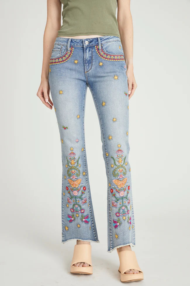 Eva Bootcut in Pocket Full of Sunshine by Driftwood