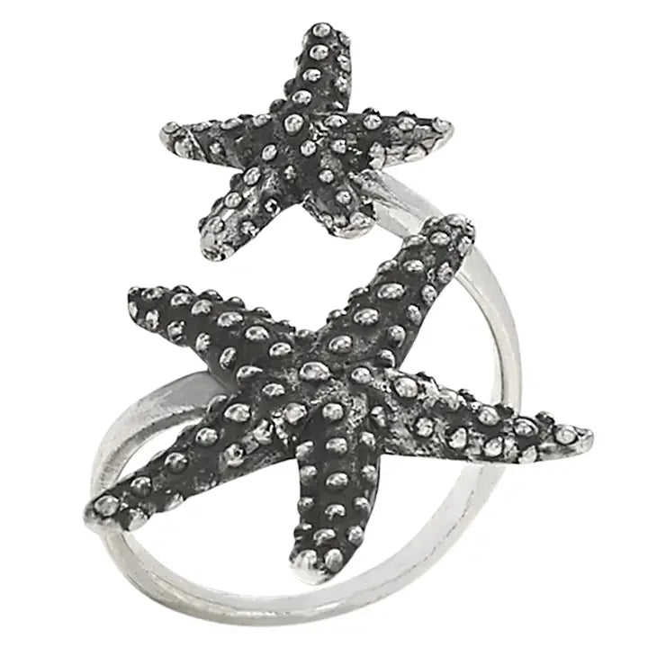 Double Starfish Ring