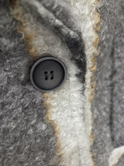 Fuzzy Button Jacket by Creations