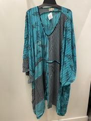 Additional view of Sacred Split Tunic #352 by Kantha Bae from Robin Boutique.