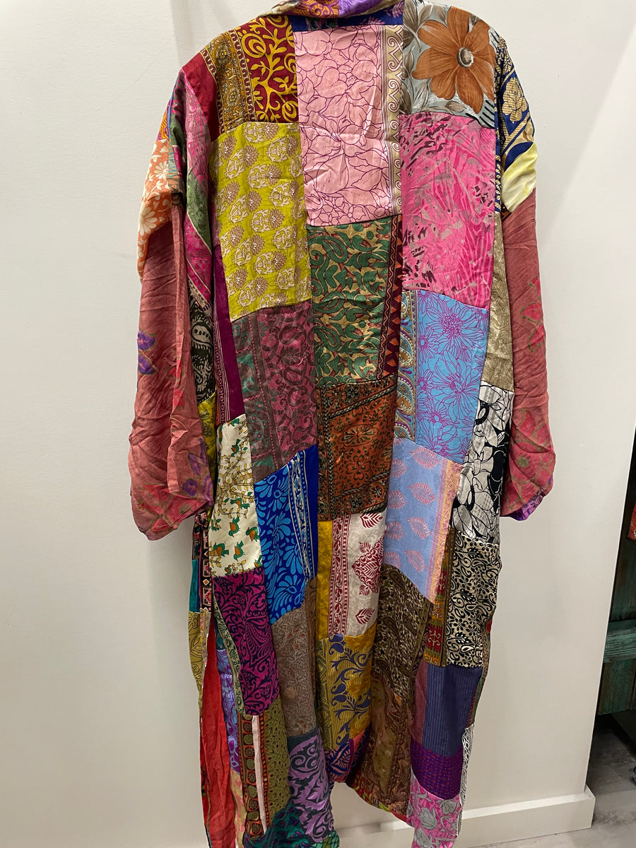 Additional view of Majestic Goddess Kimono #364 by Kantha Bae from Robin Boutique.