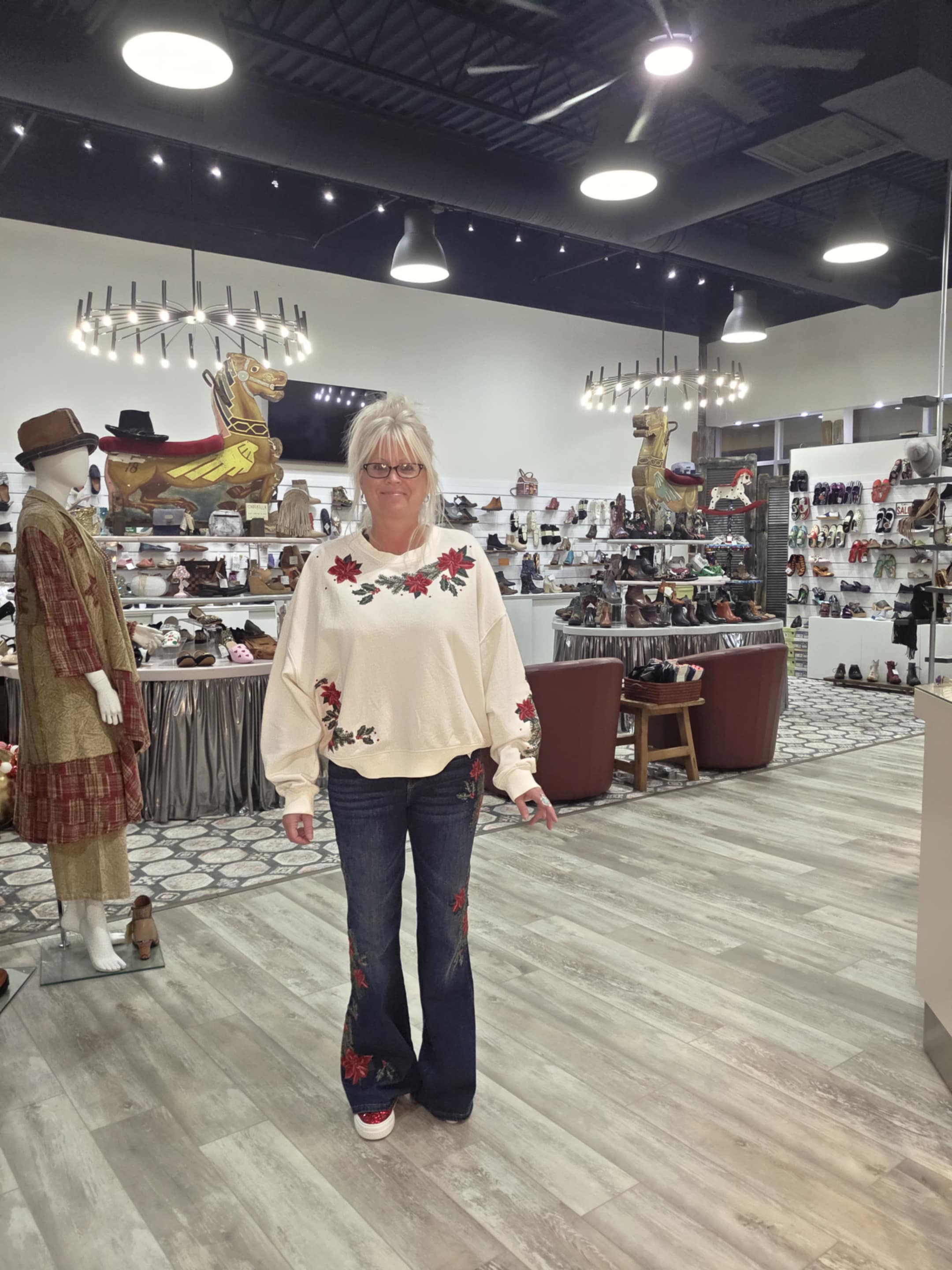 Driftwood Farrah Embroidered High-Rise Bootleg Jeans Robin Boutique