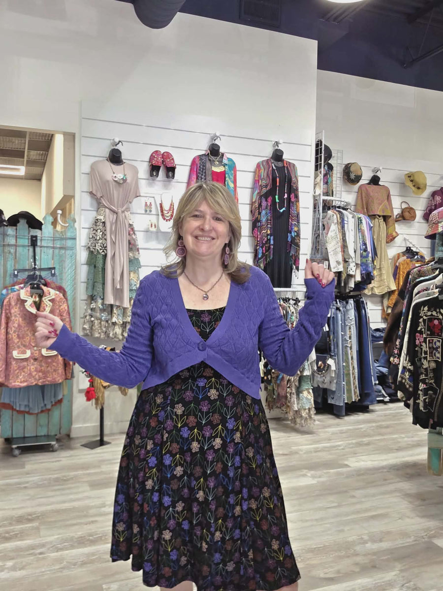 Soleil Dress in Geranium Print by Effie's Heart 685-667 Robin Boutique