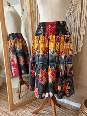 Pareo Kantha Meadow Skirt #018 by Kantha Bae