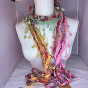 Boho Tassel Scarf Necklace