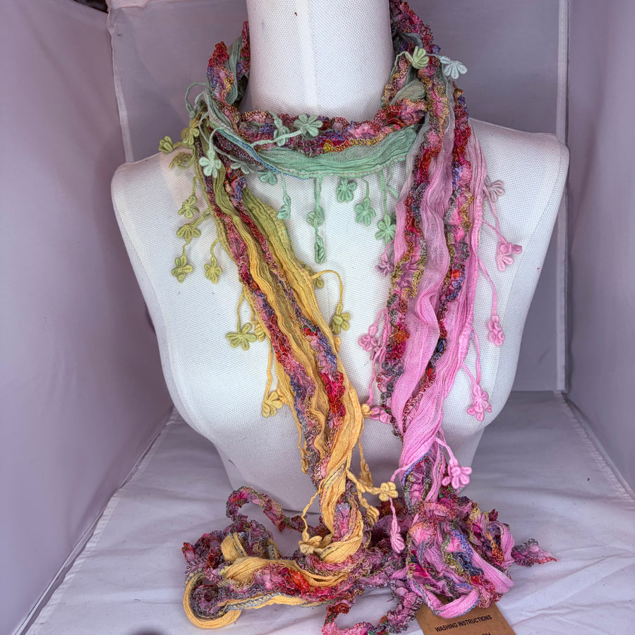 Boho Tassel Scarf Necklace