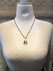 Vintage Cat Cameo Necklace by Gina