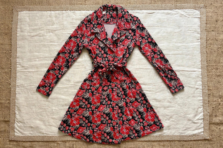 Patrona Coat in Jardinier Print by Effie's Heart