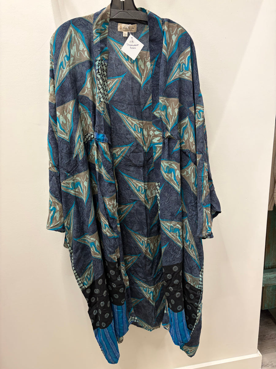 Silk Dreamweaver Kimono #002 by Kantha Bae