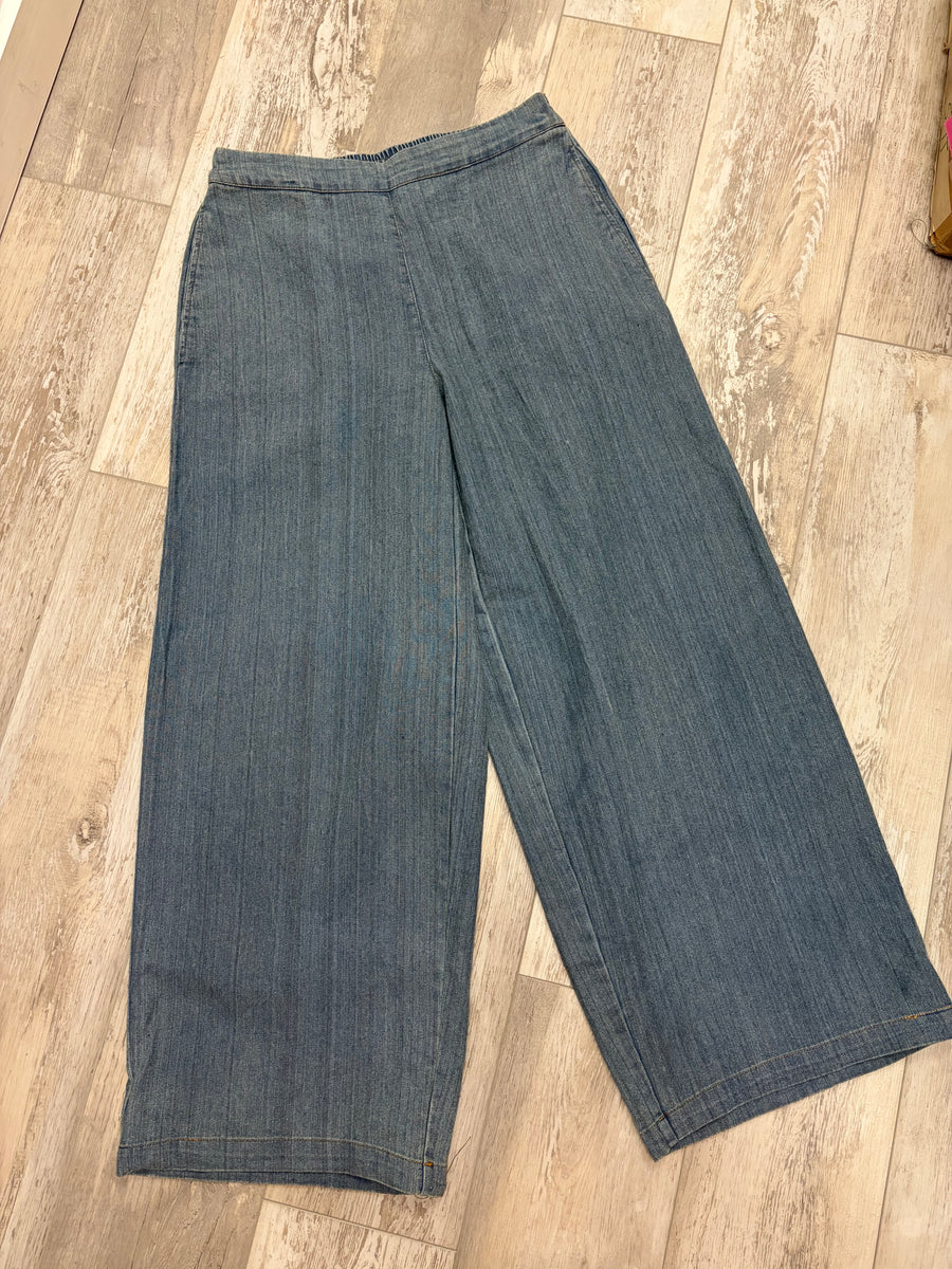 Denim Jogger Pants by The Paper Lace