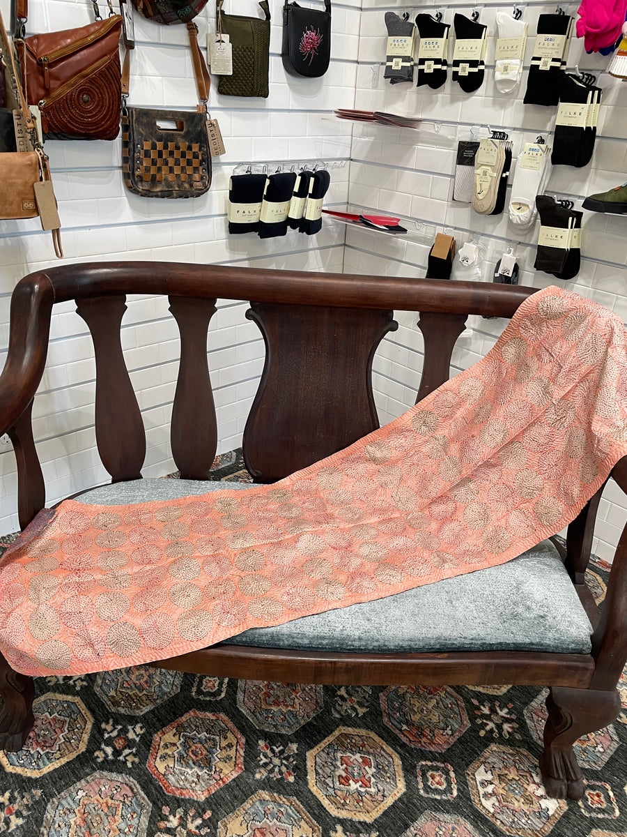Silk Kantha Scarf #5015 by Robin