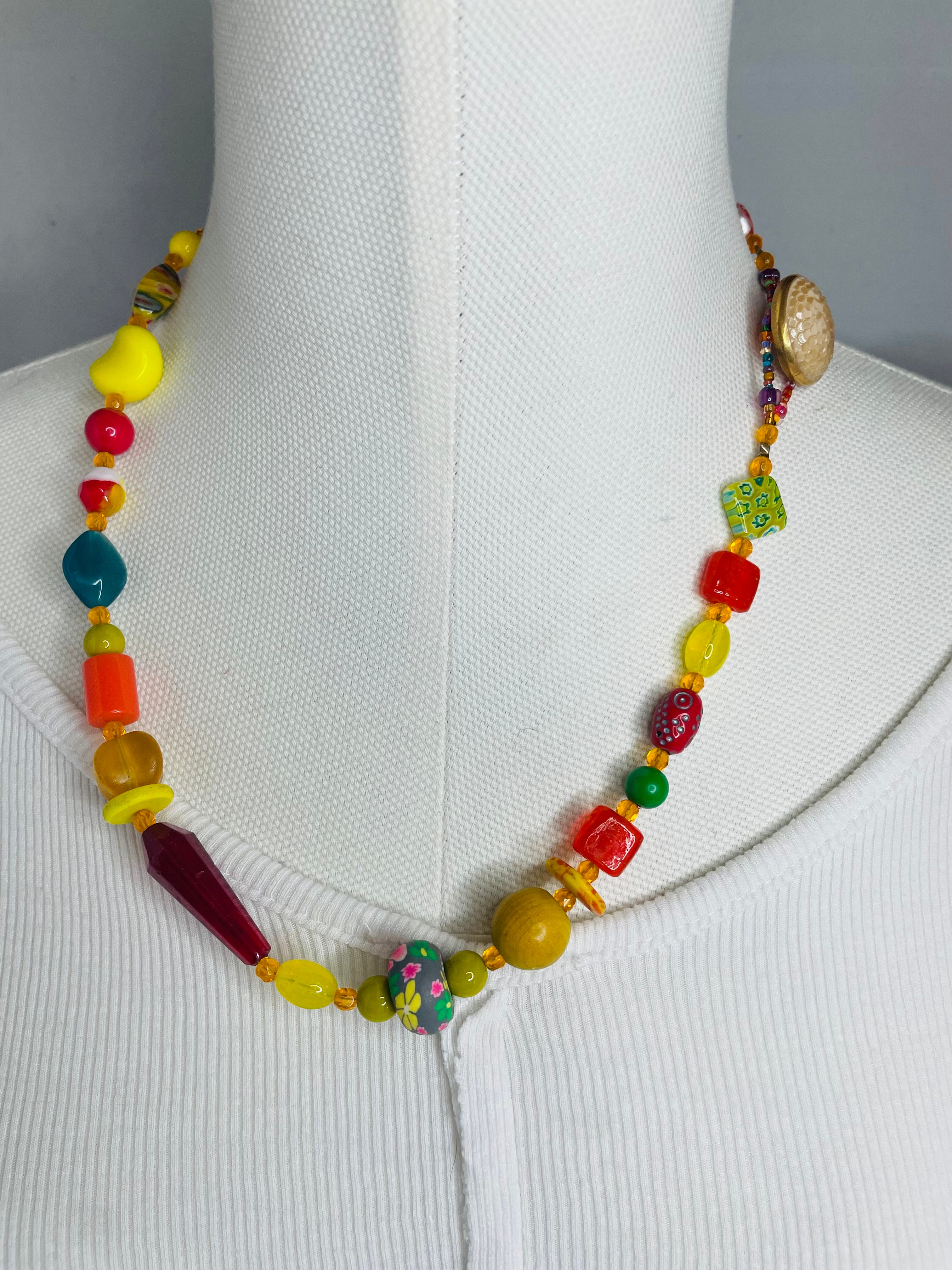 Bird Glass Necklace by The Vintage Jewel