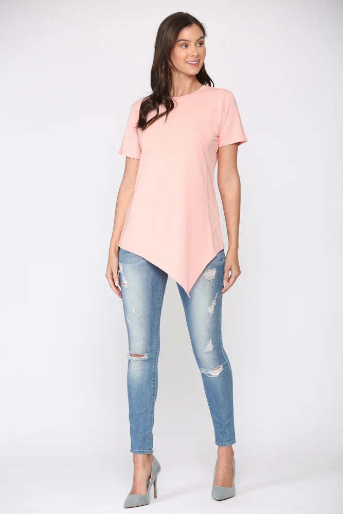 Kendall Modal Knit Top in Rose by Joh