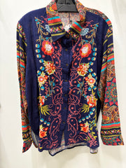 Embroidered Garden Gauze Shirt by All About Her