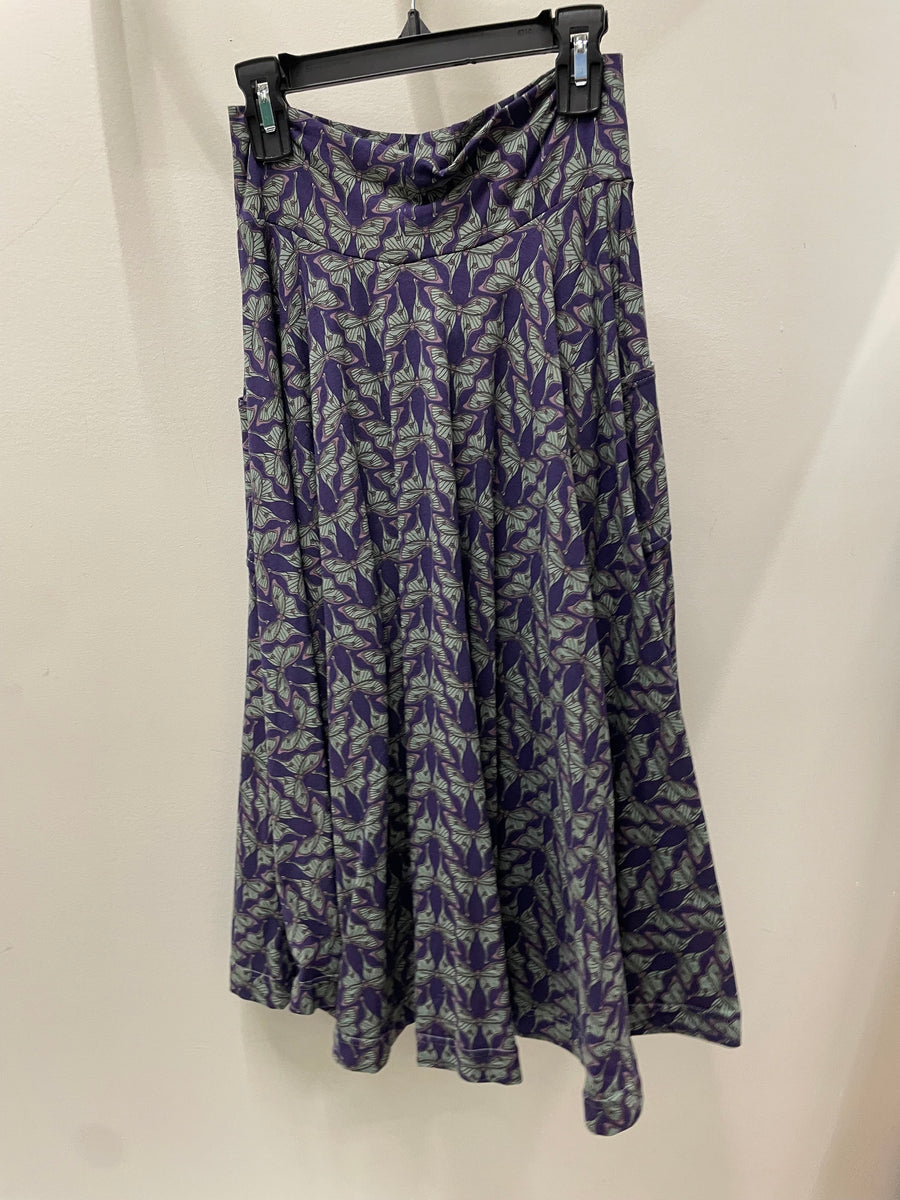 Sojourn Skirt in Luna Moth Print by Effie's Heart